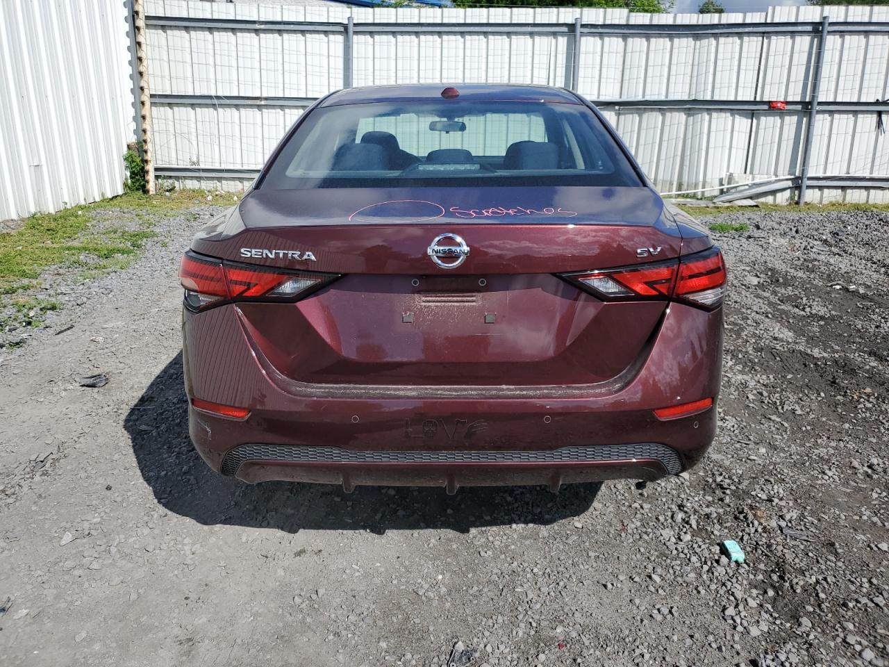 3N1AB8CV1LY222211 2020 Nissan Sentra Sv