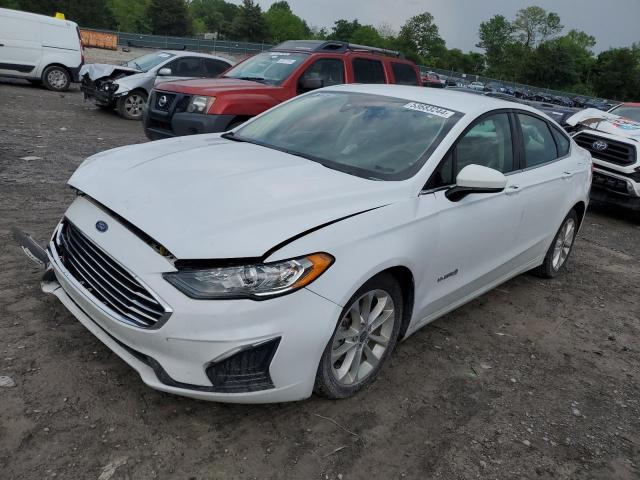 2019 Ford Fusion Se VIN: 3FA6P0LU3KR240155 Lot: 53683244