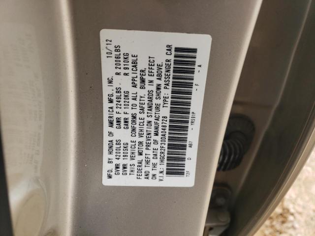 2013 Honda Accord Lx VIN: 1HGCR2F30DA048728 Lot: 54367664