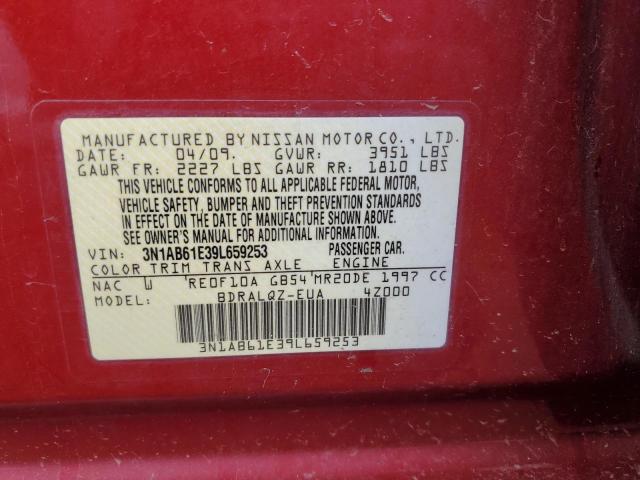 2009 Nissan Sentra 2.0 VIN: 3N1AB61E39L659253 Lot: 56129974