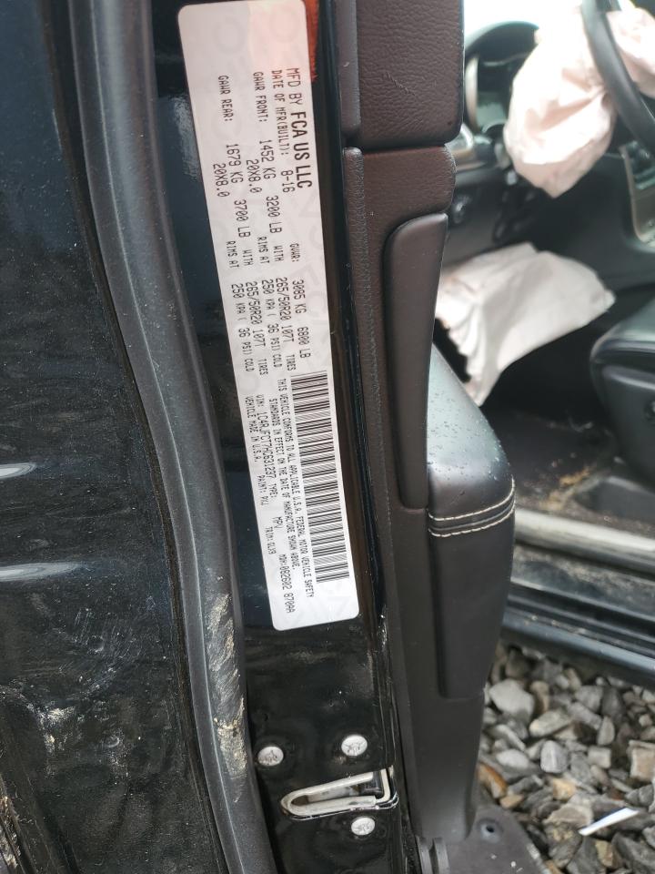 1C4RJFCT7HC631237 2017 Jeep Grand Cherokee Overland