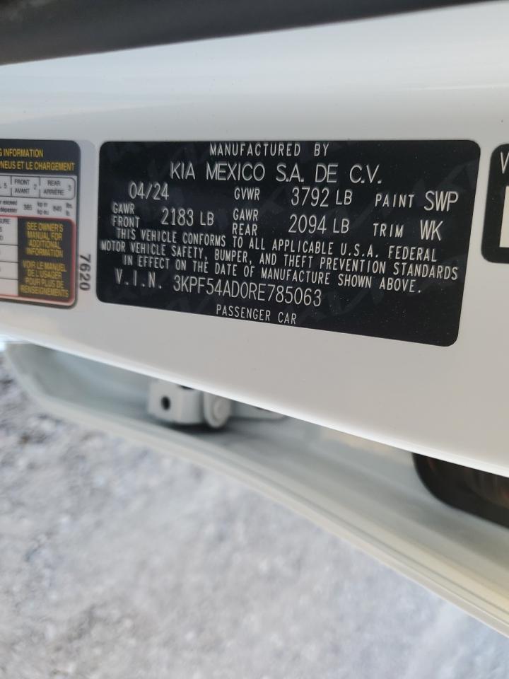 3KPF54AD0RE785063 2024 Kia Forte Gt Line