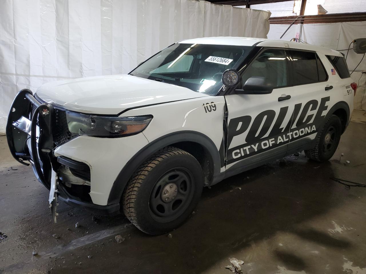 1FM5K8AB8NGB59020 2022 Ford Explorer Police Interceptor