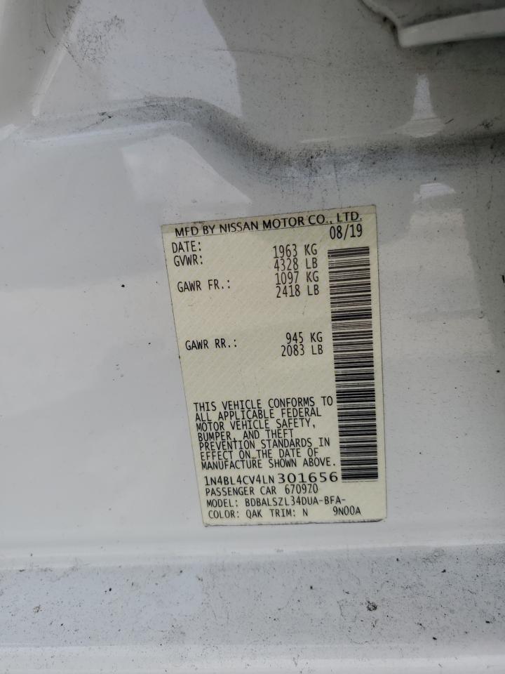 1N4BL4CV4LN301656 NISSAN ALTIMA 2020