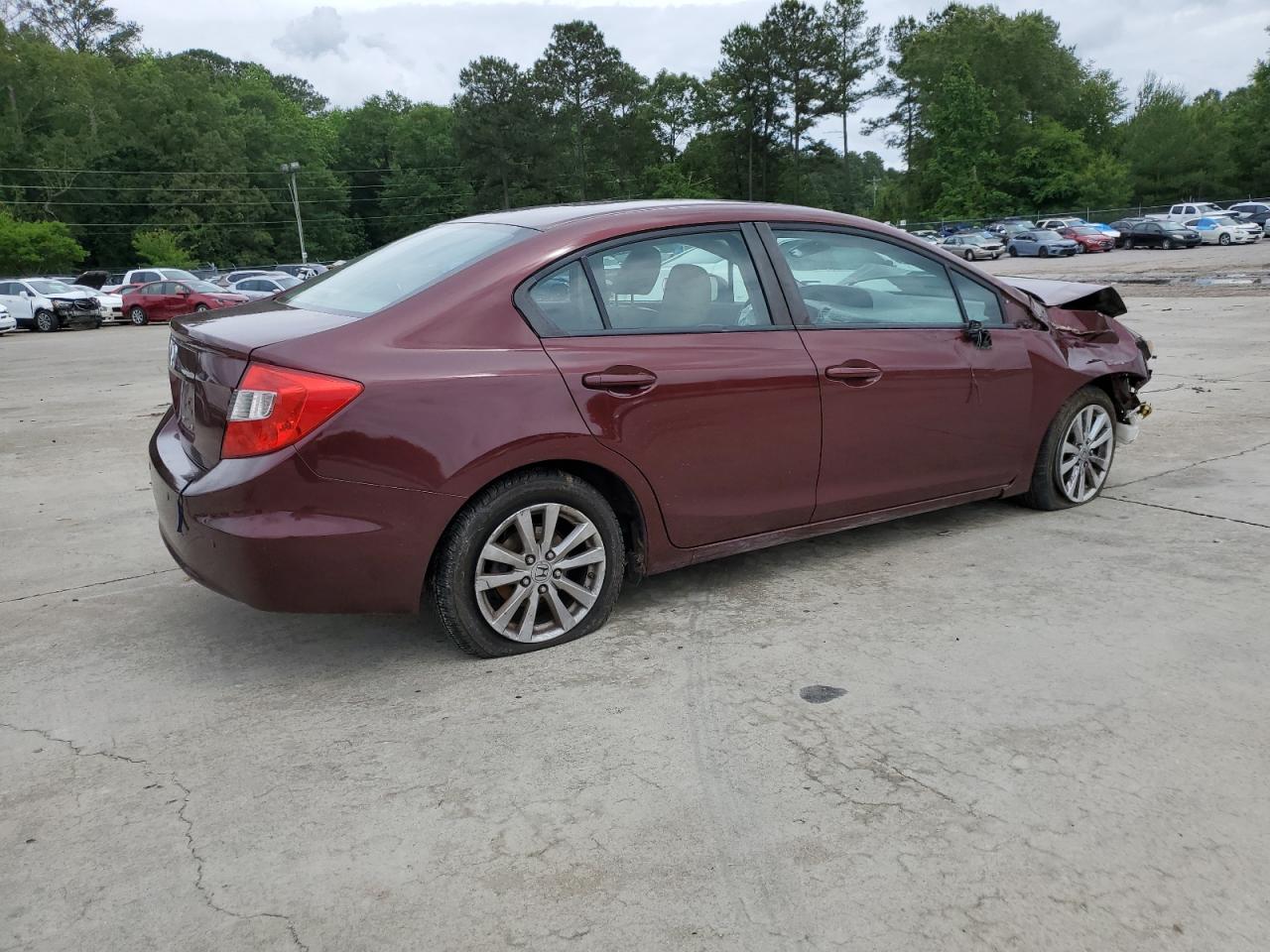 2012 Honda Civic Exl vin: 2HGFB2F95CH506303