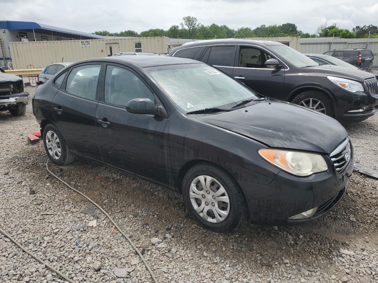 KMHDU4AD9AU021479 2010 Hyundai Elantra Blue