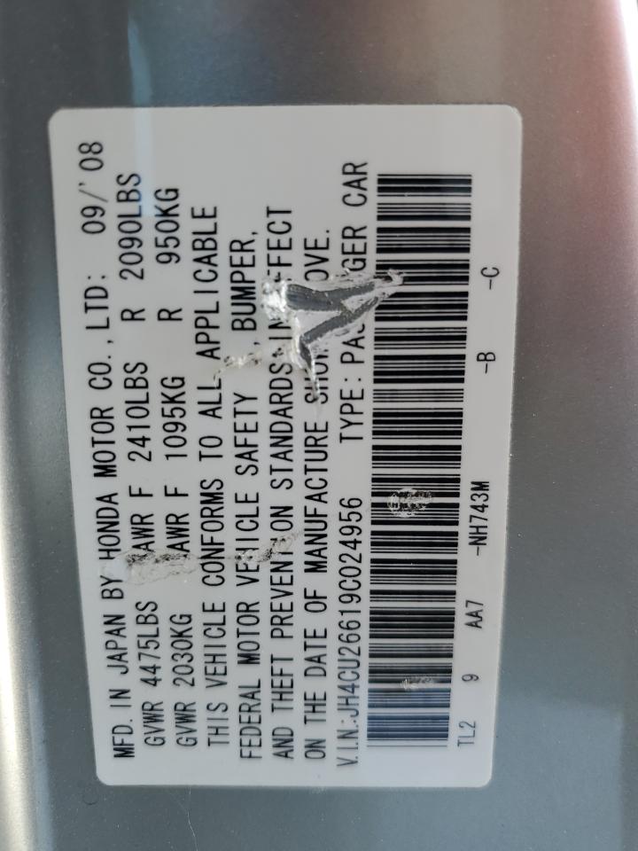 JH4CU26619C024956 2009 Acura Tsx