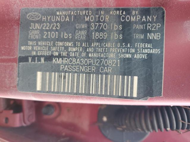 2023 HYUNDAI VENUE SEL - KMHRC8A30PU270821