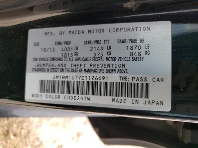 VIN JM1BM1U77E1126691 2014 Mazda 3, Sport no.12