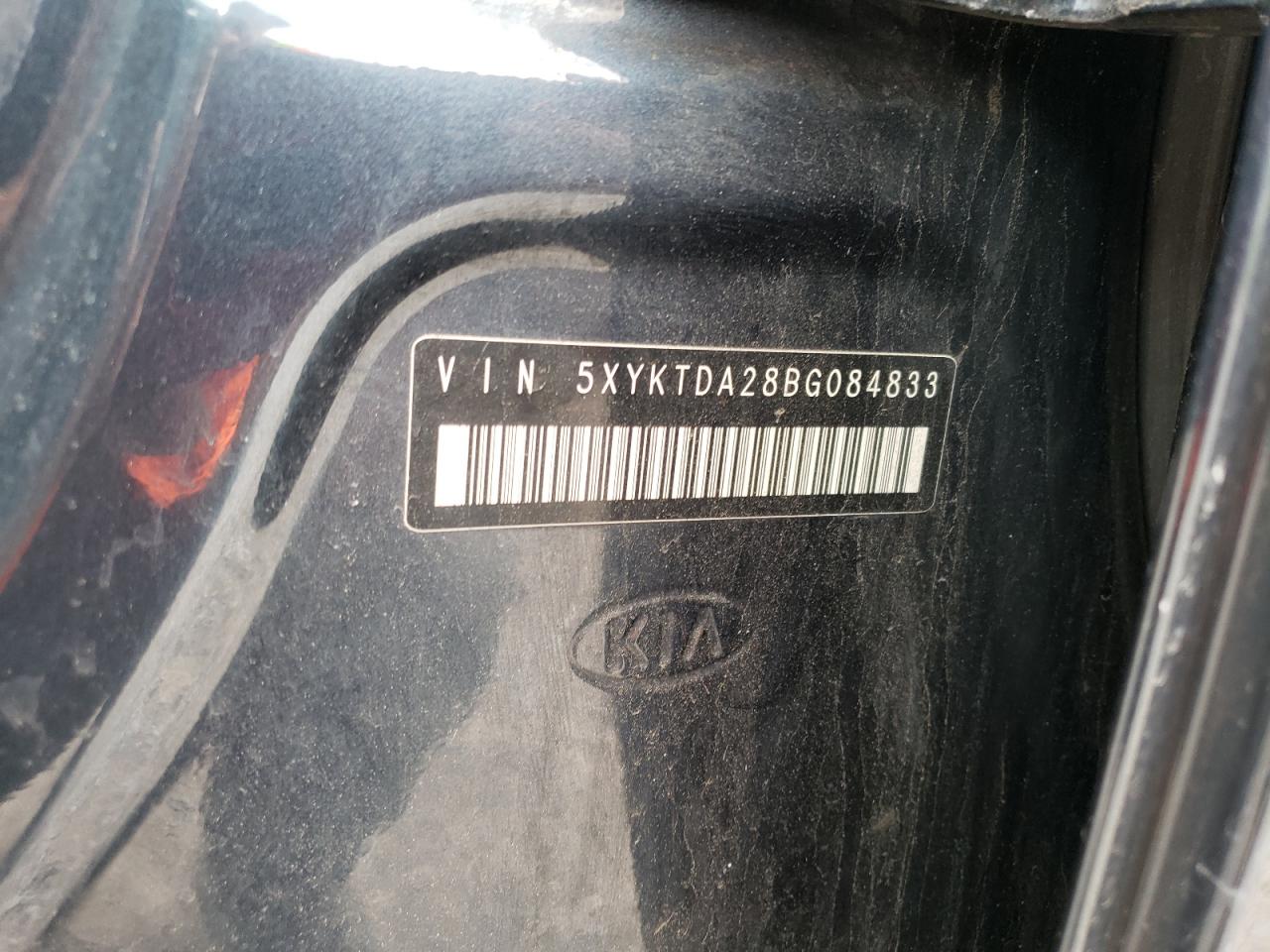 5XYKTDA28BG084833 2011 Kia Sorento Base