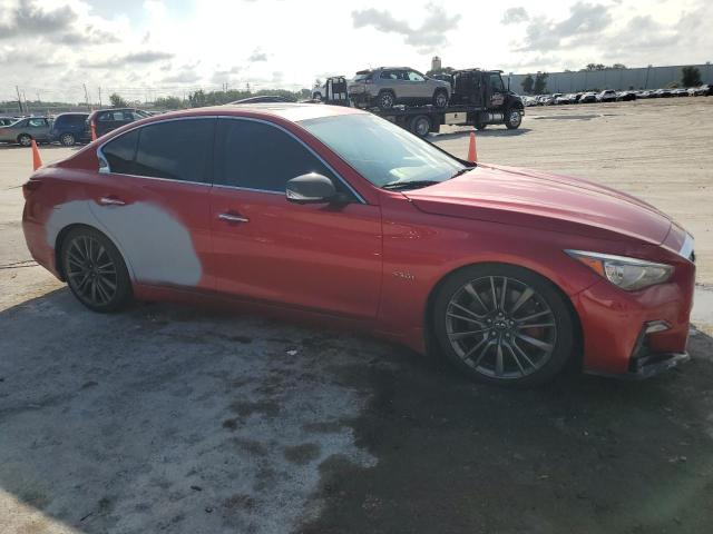 2019 Infiniti Q50 Red Sport 400 VIN: JN1FV7AP0KM760766 Lot: 54960554