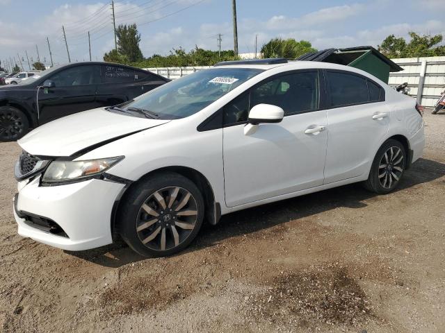 Lot #2535905877 2014 HONDA CIVIC EXL salvage car