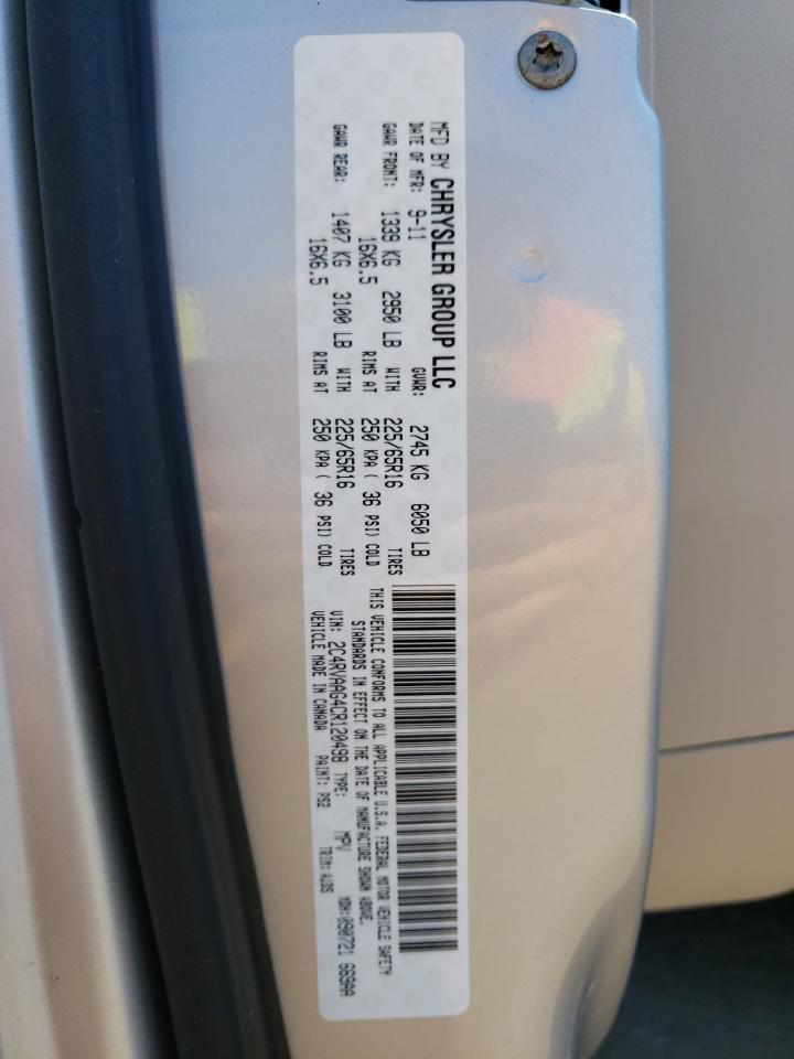 2C4RVAAG4CR120498 2012 Volkswagen Routan S