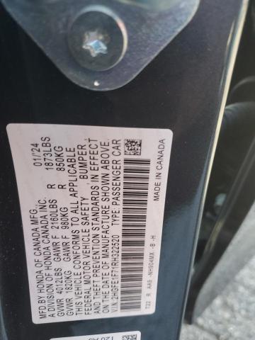 2024 HONDA CIVIC EX - 2HGFE1F71RH322520
