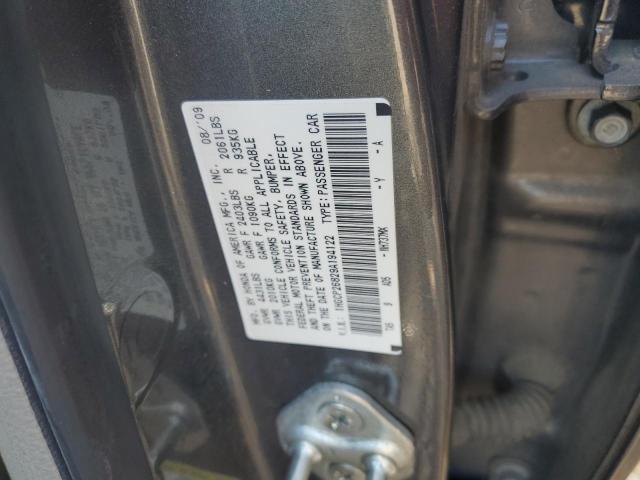 2009 Honda Accord Exl VIN: 1HGCP26829A194122 Lot: 54815164