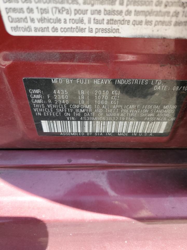 4S3BMBC63B3219156 2011 Subaru Legacy 2.5I Premium