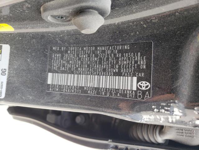 2019 TOYOTA COROLLA L - 5YFBURHE5KP886889