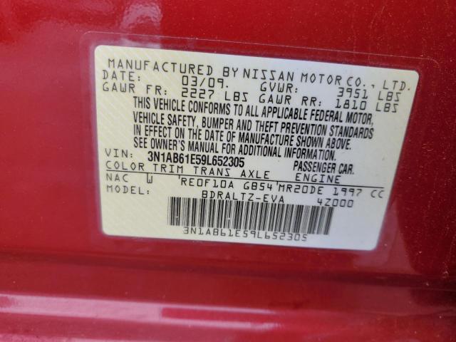 2009 Nissan Sentra 2.0 VIN: 3N1AB61E59L652305 Lot: 54254724