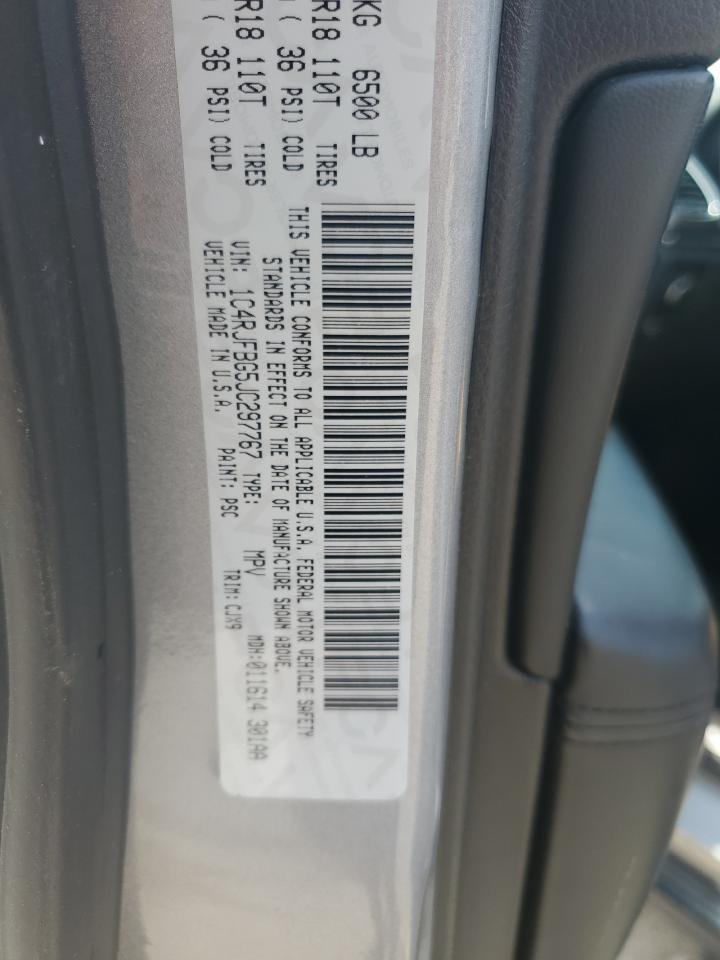 1C4RJFBG5JC297767 2018 Jeep Grand Cherokee Limited