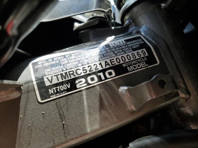 2010 HONDA NT700 V VTMRC5221AE000869