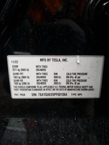 2023 TESLA MODEL Y - 7SAYGAEE6PF601064