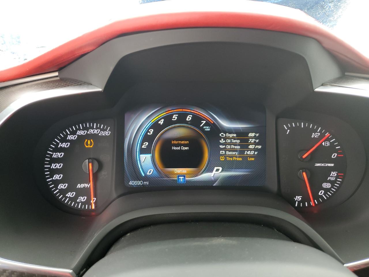 1G1YU2D61G5601750 CHEVROLET CORVETTE 2016