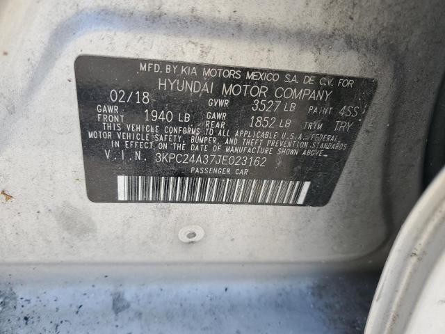 2018 Hyundai Accent Se VIN: 3KPC24A37JE023162 Lot: 56511244