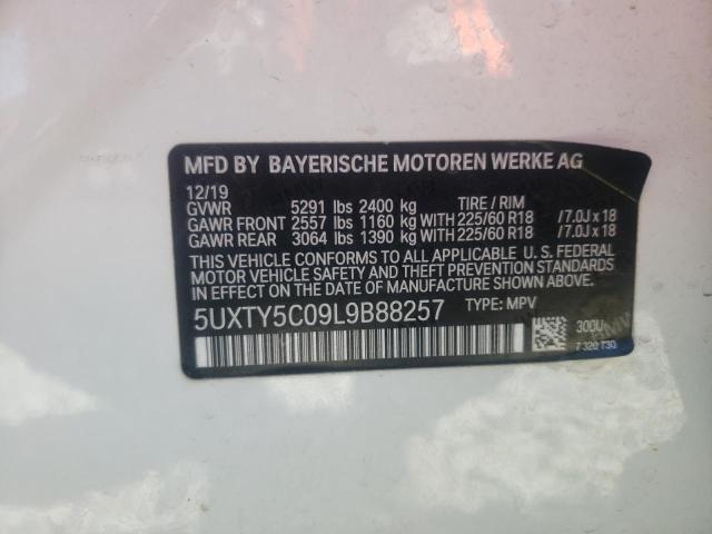 2020 BMW X3 XDRIVE3 - 5UXTY5C09L9B88257