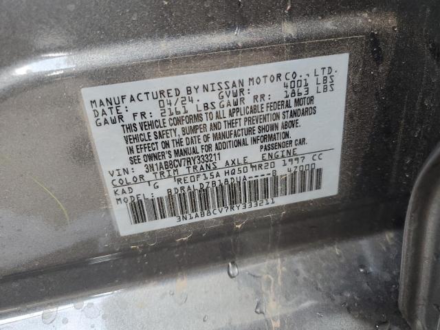 2024 Nissan Sentra Sv VIN: 3N1AB8CV7RY333211 Lot: 57018034