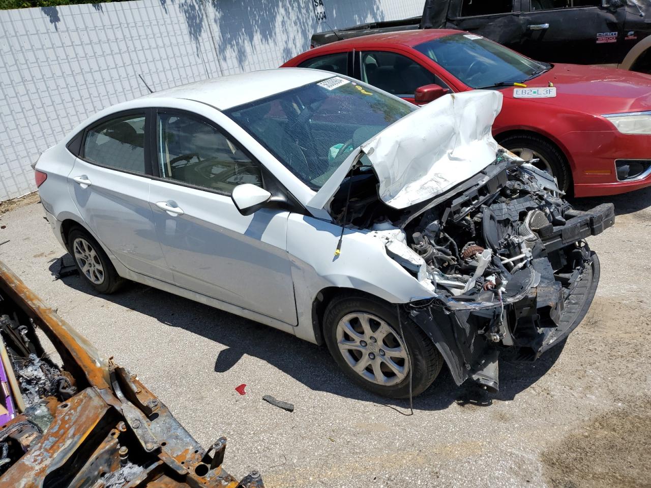 2014 Hyundai Accent Gls vin: KMHCT4AE6EU674915