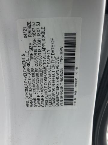 2022 Honda Odyssey Exl VIN: 5FNRL6H71NB015263 Lot: 54182614