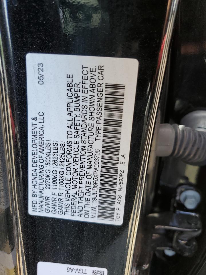 19UUB6F5XPA003706 2023 Acura Tlx A-Spec