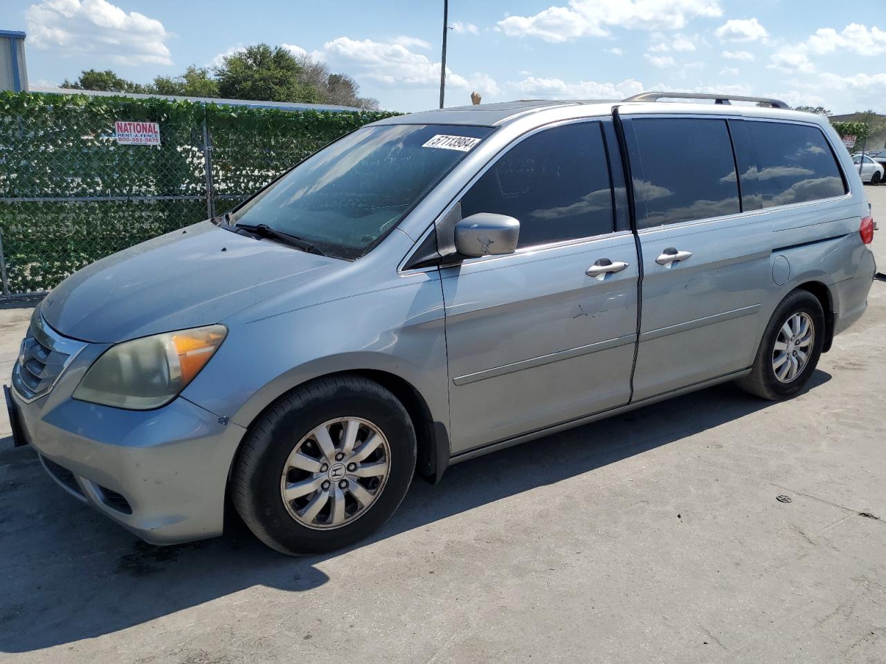 5FNRL38708B030808 2008 Honda Odyssey Exl