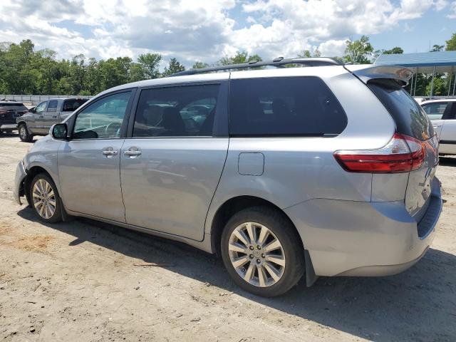 TOYOTA SIENNA XLE 2016 silver  gas 5TDDK3DC3GS134235 photo #3