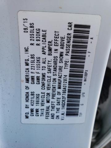 2016 HONDA ACCORD EX - 1HGCR2F78GA012874