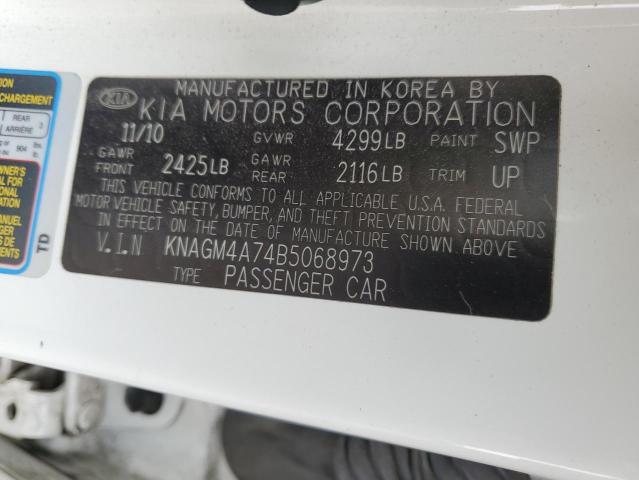 2011 Kia Optima Lx VIN: KNAGM4A74B5068973 Lot: 53059894