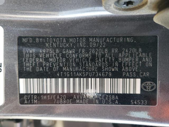 4T1G11AK5PU734679 2023 TOYOTA CAMRY - Image 13