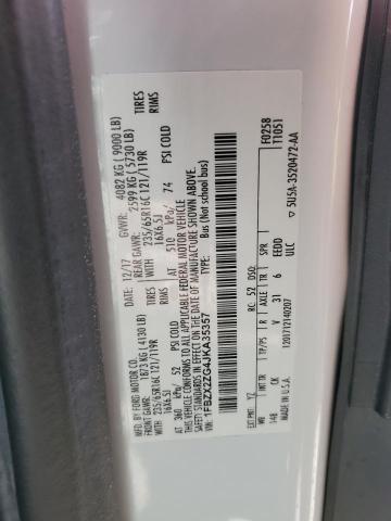 2018 Ford Transit T-350 VIN: 1FBZX2ZG4JKA35357 Lot: 56637634