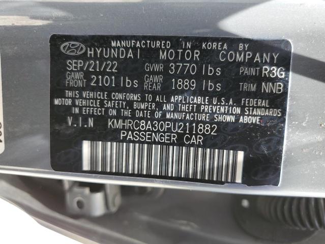 2023 Hyundai Venue Sel VIN: KMHRC8A30PU211882 Lot: 56248904