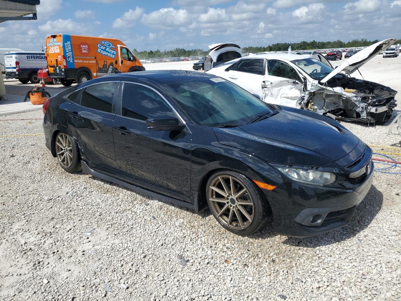 Lot #2784396308 2017 HONDA CIVIC EX