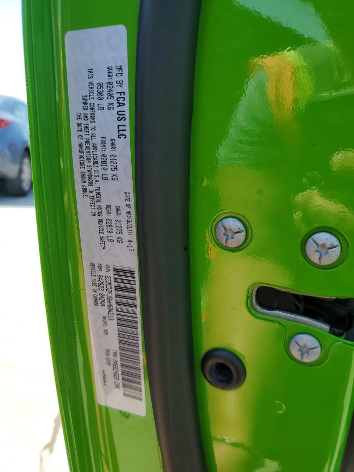 2C3CDZFJ9HH604213 2017 Dodge Challenger R/T 392