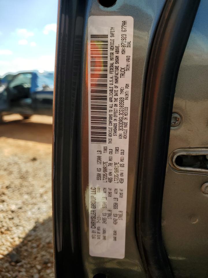 3C63DRGL3CG103569 2012 Dodge Ram 3500 St