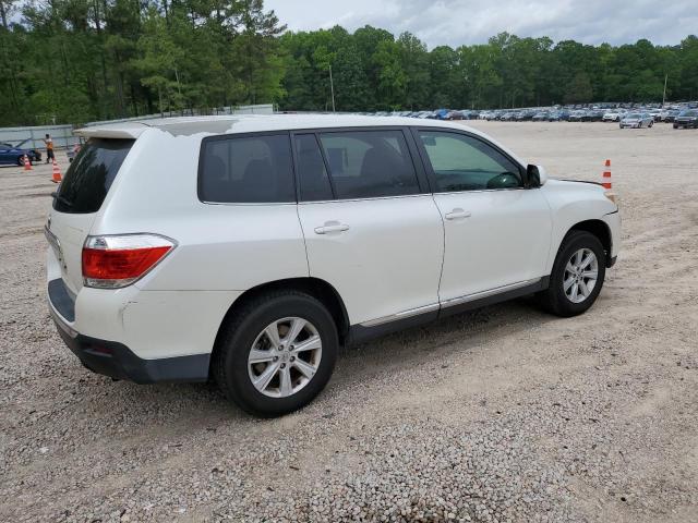 2013 Toyota Highlander Base VIN: 5TDZA3EH0DS037122 Lot: 53403784