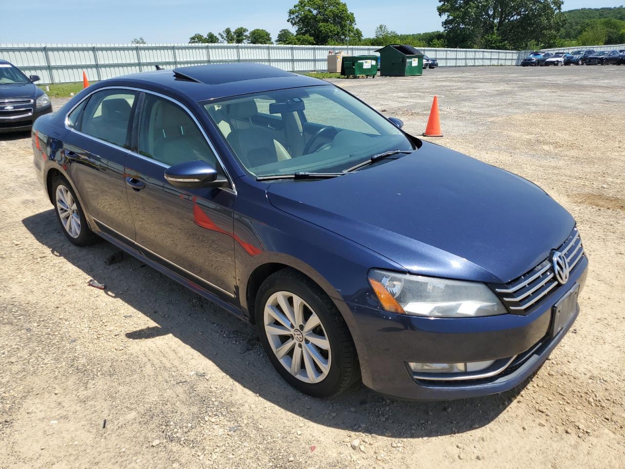 2012 Volkswagen Passat Sel vin: 1VWCH7A36CC056676