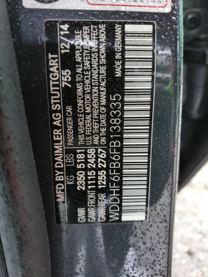 WDDHF6FB6FB138335 2015 Mercedes-Benz E 400