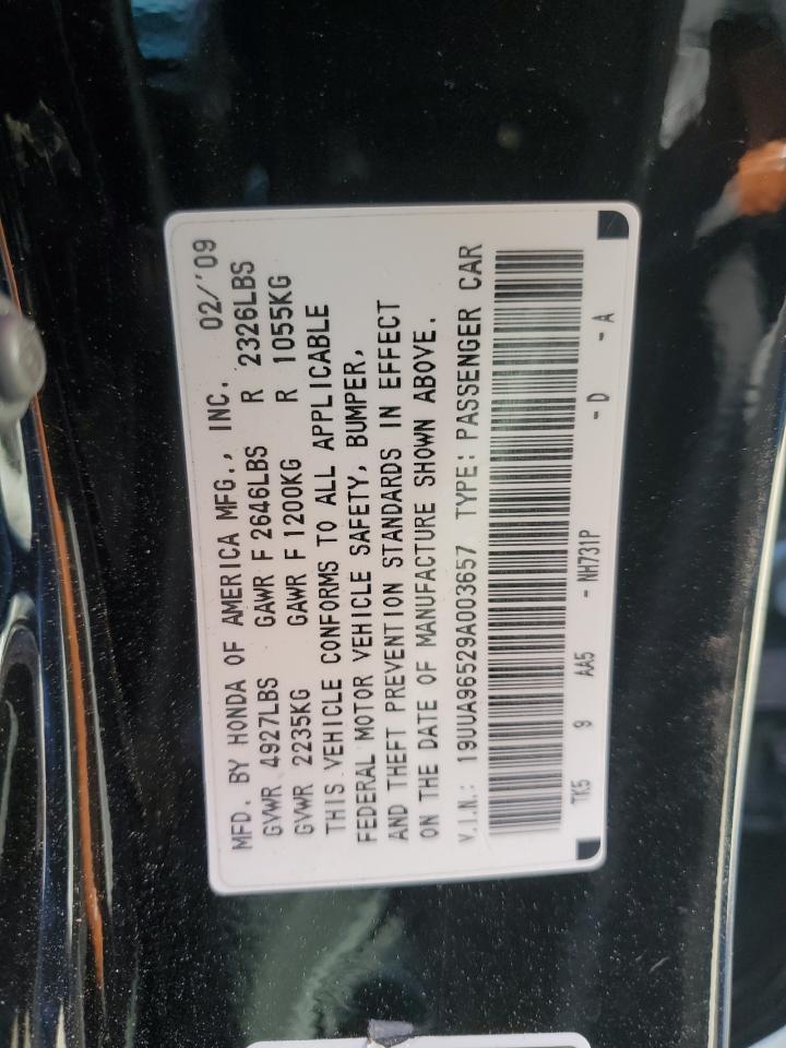 19UUA96529A003657 2009 Acura Tl