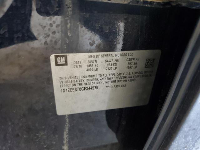 2016 Chevrolet Malibu Lt VIN: 1G1ZE5ST8GF344575 Lot: 53971474