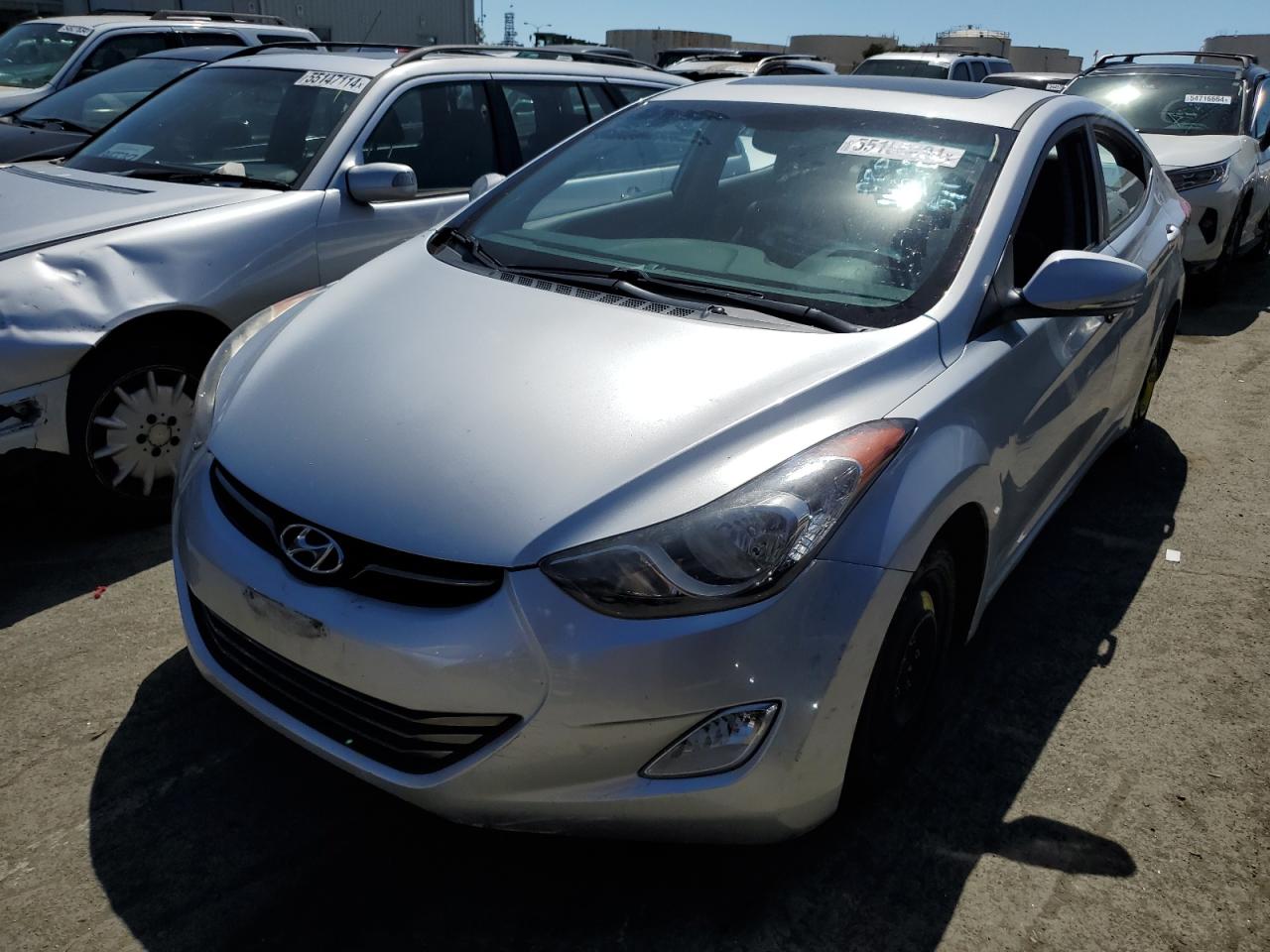 KMHDH4AE9CU273717 2012 Hyundai Elantra Gls