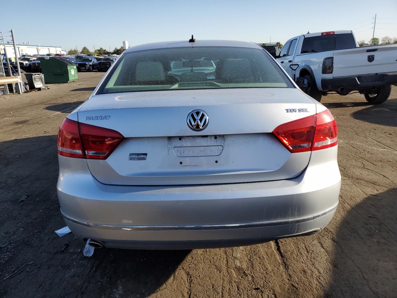 1VWCN7A3XDC092655 2013 Volkswagen Passat Sel