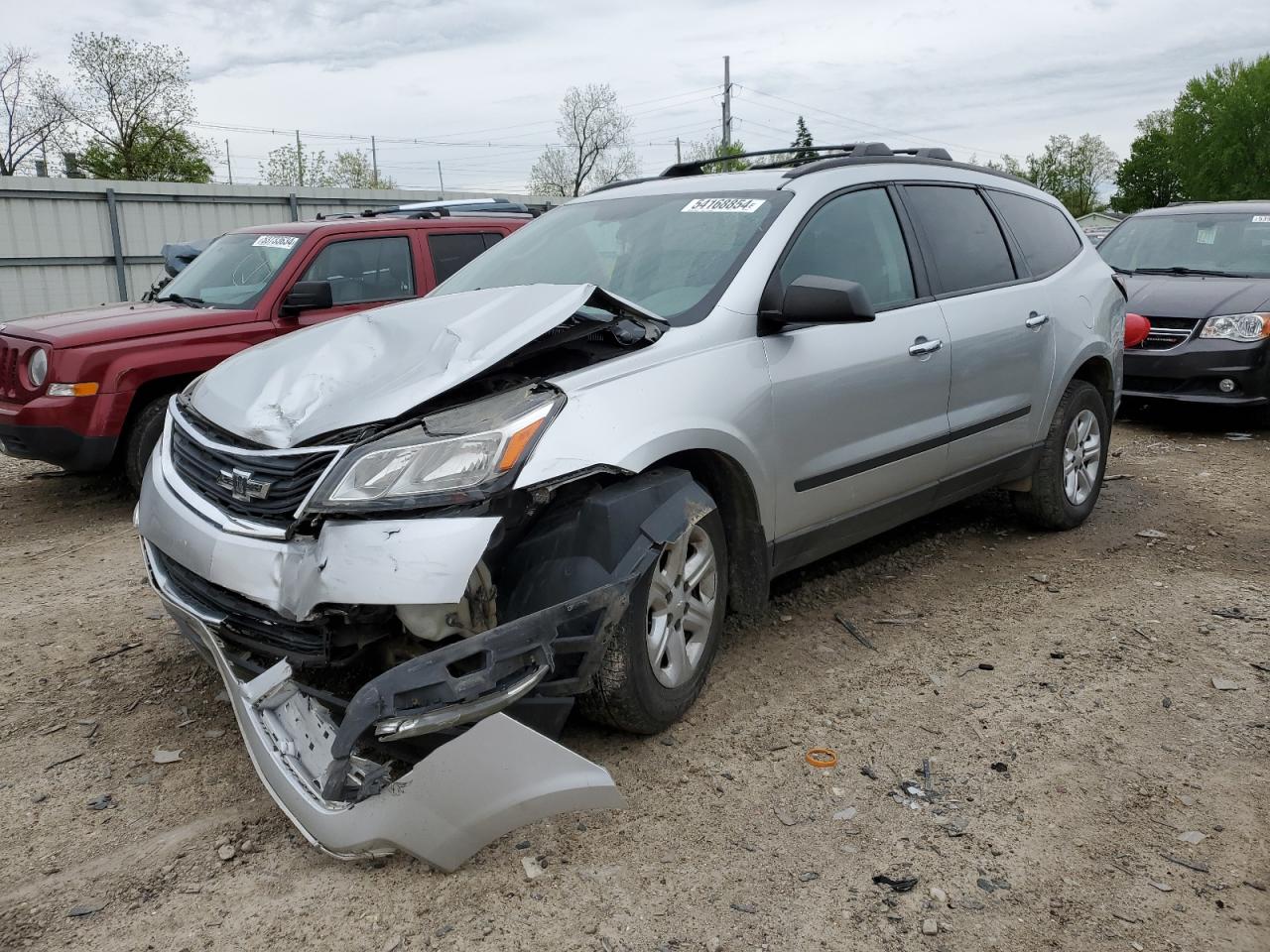 1GNKRFED2DJ269203 2013 Chevrolet Traverse Ls